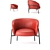 Elegant Leather Armchair: PARLA RIMO 3D model small image 6