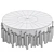 Elegant Round Bonetti Center Table 3D model small image 2