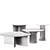  Stylish Tables Collection: Pierre, Combination, Drops 3D model small image 2