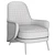 Modern Comfort Angie Armchair 3D model small image 5