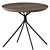 Industrial Mango Wood Tripod Table 3D model small image 1