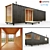 Container Living: Modern Modular Home 3D model small image 1