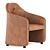 Elegant DS 279 Armchair 3D model small image 3