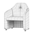 Elegant DS 279 Armchair 3D model small image 6