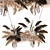 Reed Bouquet: Dry Florals for Stylish Decor 3D model small image 1