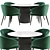 Bilbao Palais Royal Dining Table - Elegant and Modern 3D model small image 1