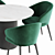 Bilbao Palais Royal Dining Table - Elegant and Modern 3D model small image 3