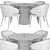 Bilbao Palais Royal Dining Table - Elegant and Modern 3D model small image 5