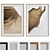 Abstract Dune Picture Frame Set 3D model small image 1