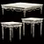 Elegant Daphne Coffee Tables 3D model small image 1