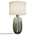 Elegant Audrey Glass Lamp 3D model small image 1