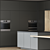 Modern Kitchen Cabinet Set 3D model small image 3