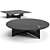 Elegant Minotti Lido Coffee Set 3D model small image 3