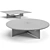 Elegant Minotti Lido Coffee Set 3D model small image 6