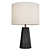 Elegant Frankfort Cone Table Lamp 3D model small image 1