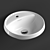 Sanita Luxe Art In - Surface-mounted Washbasin 3D model small image 9