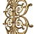 Carved CNC Decoration Panel 3D model small image 3