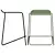 Ready Stacking Barstool: Stylish, Space-saving Seating Solution 3D model small image 5