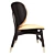 Elegant Designer Chair LaLume 3D model small image 3