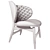 Elegant Designer Chair LaLume 3D model small image 6