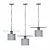 Nordic Metal Chandelier: Simple, Modern, Elegant 3D model small image 3