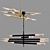 Modern Illuminating Masterpiece: Rousseau LED Chandelier 3D model small image 2