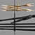 Modern Illuminating Masterpiece: Rousseau LED Chandelier 3D model small image 3