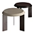 KEEL | Modern Steel Side Table 3D model small image 2