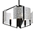 Elegant Matte Black Pendant Light 3D model small image 1