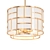 Glamorous Danielson 16" Gold Chandelier 3D model small image 1