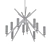 Elegant Fusano Chandelier - 39 3D model small image 2