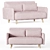 Kusken Kids Sofa - Small & Stylish 3D model small image 3