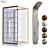 Modern Shower Cabin Set 3D model small image 1