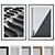 Modern Abstract Picture Frame Set 3D model small image 1