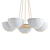 Elegant Round Jackson Chandelier 3D model small image 1