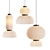 Sleek HOLLY Pendant Light 3D model small image 1