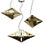 Quasar Triple Module Luxury Chandelier 3D model small image 1