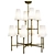 Elegant Bamboo Chandelier 3D model small image 1