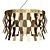 Elegant Veronica Chandelier 3D model small image 1