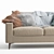 Modern Chic Sloan Loveseat: Comfort in Style 3D model small image 3