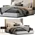 Elegant Flexform Midnight Bed 3D model small image 1