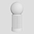 Elegant Adriana Table Lamp 3D model small image 3