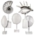 Seashell Delight: Coastal Decor Set 3D model small image 7