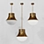 Precision Large Pendant: Elegant Lighting by Kelly Wearstler 3D model small image 1