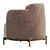 Elegant Minotti Tape Armchair 3D model small image 4