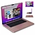 Sleek MacBook Pro in 5 Vibrant Colors 3D model small image 3