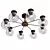 RASCO SLE108102-08 Ceiling Chandelier 3D model small image 1