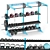 Elite Gym Tools Fitness Set 3D model small image 1