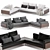 Modern Brasilia Sofa by Minotti 3D model small image 1