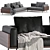 Modern Brasilia Sofa by Minotti 3D model small image 3